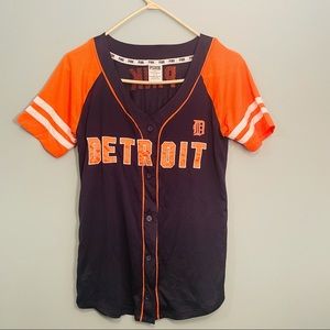 Victoria’s Secret pink Detroit tigers jersey small